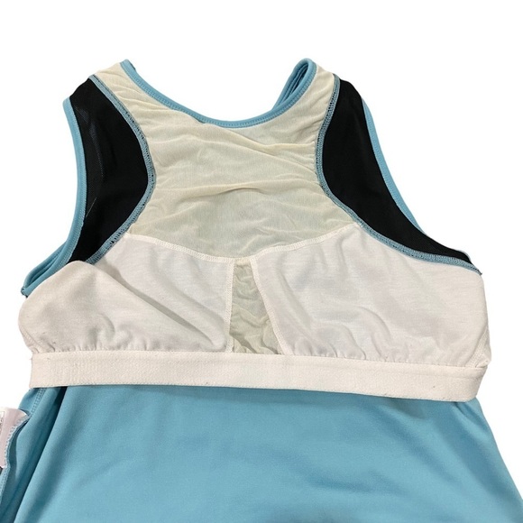 Nike Athletic Tank With Built-in Running Bra Sz Small Teal - Picture 8 of 11